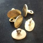 پایه مهر برنجی ساده پولیش خورده